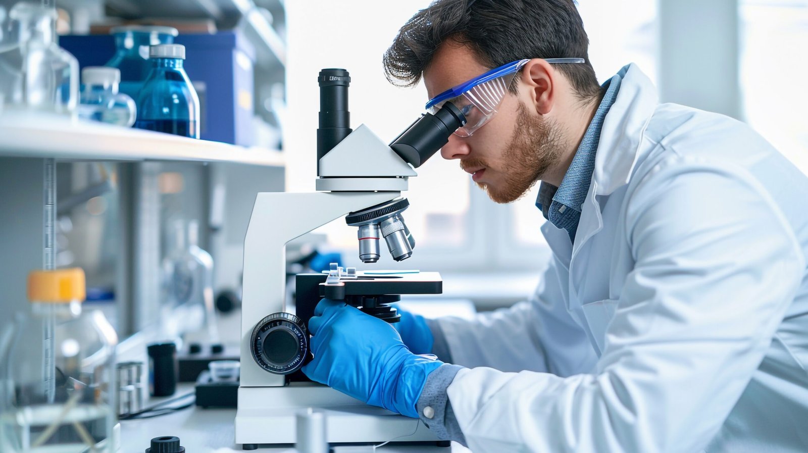scientist-is-looking-through-microscope-with-blue-liquid-background.jpg